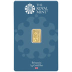 The Royal Mint Secure Britannia 1g Gold Bar
