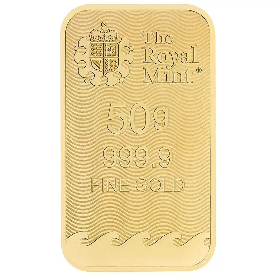 The Royal Mint Secure Britannia 100g Gold Bar